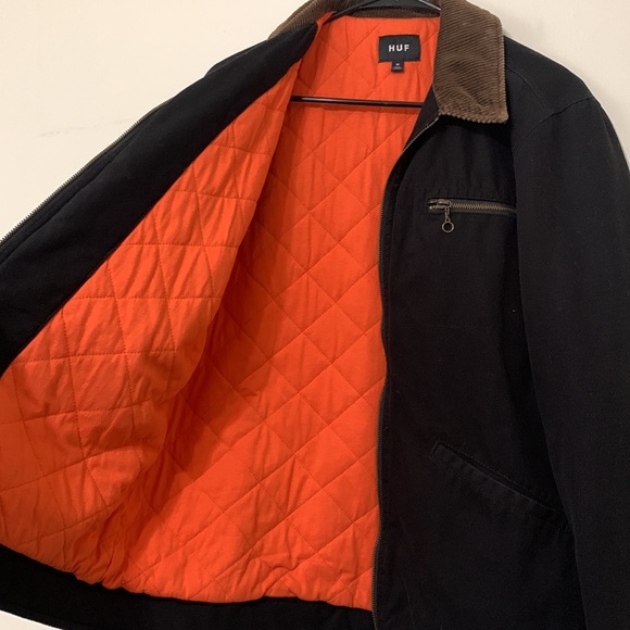 HUF JD Work Jacket Black - Picture 3 of 7